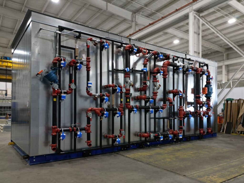 Modular mechanical skid fabricated by Miller Industries